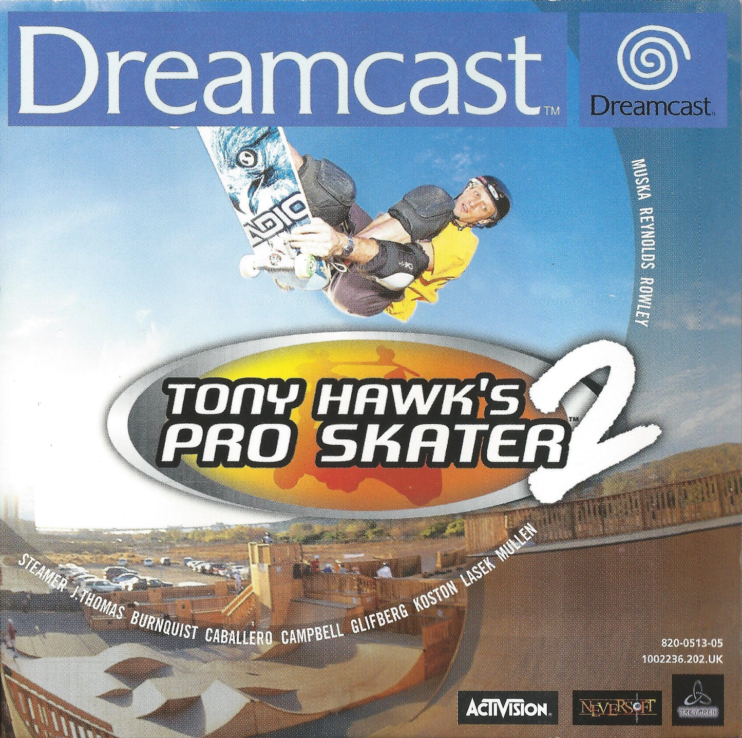 Dreamcast: Tony Hawk 2