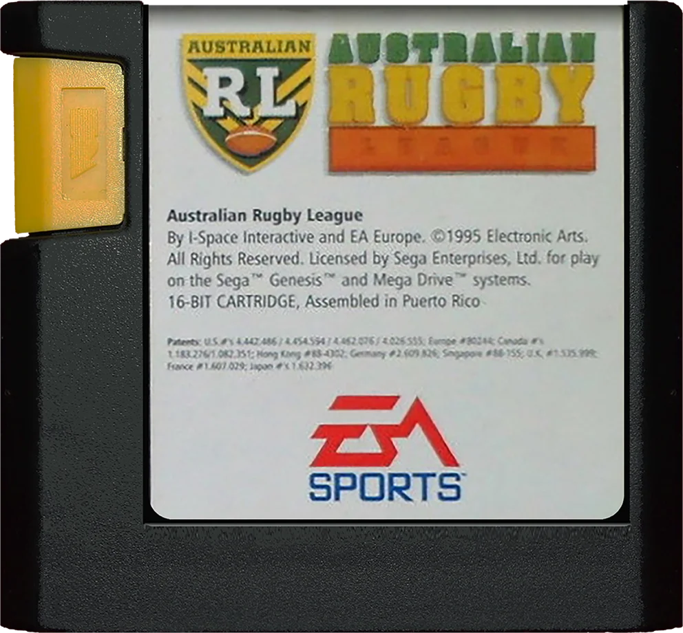 Mega Drive: Australian Rugby League