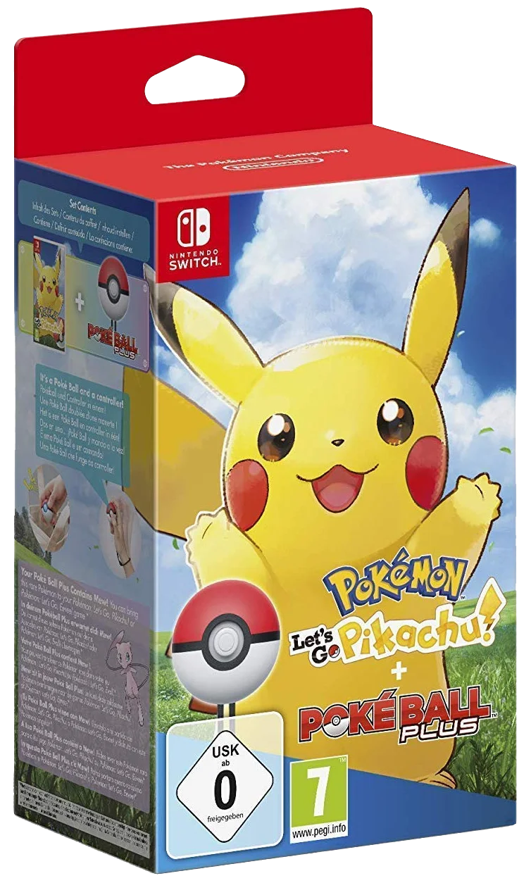 Nintendo Switch: Pokemon Let's Go Pikachu [Poke Ball Plus Bundle]