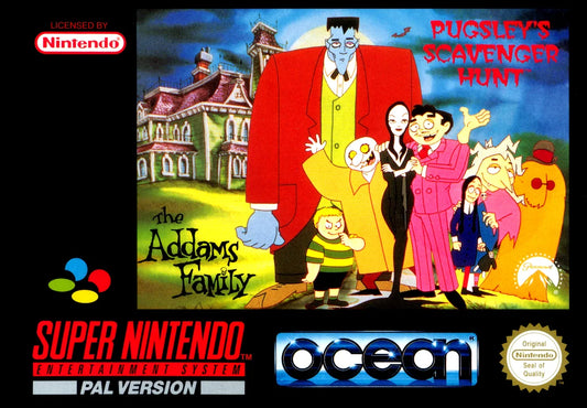 Super Nintendo: Addams Family Pugsley's Scavenger Hunt