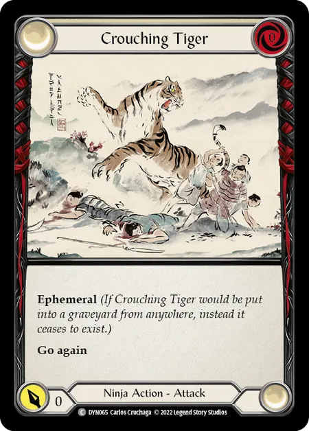 (DYN065) Flesh & Blood TCG Dynasty Single: Crouching Tiger (Marvel)  Marvel