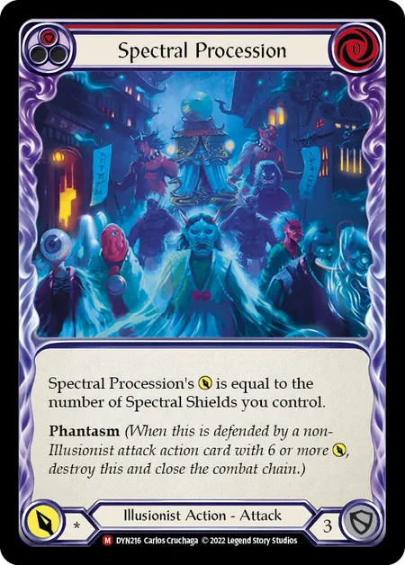 (DYN216) Flesh & Blood TCG Dynasty Single: Spectral Procession (Regular)  Majestic