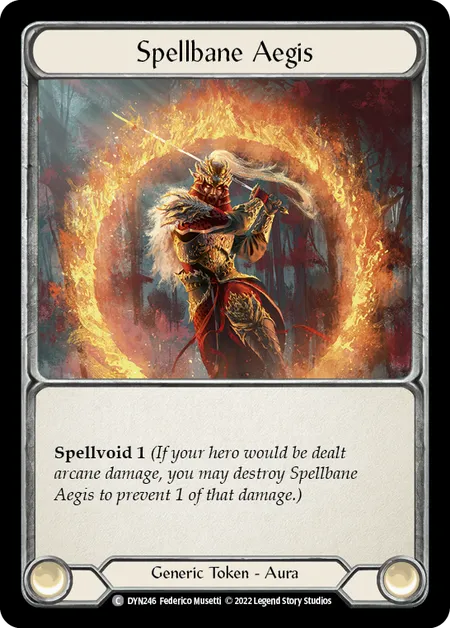 (DYN246) Flesh & Blood TCG Dynasty Single: Spellbane Aegis (Regular)  Common