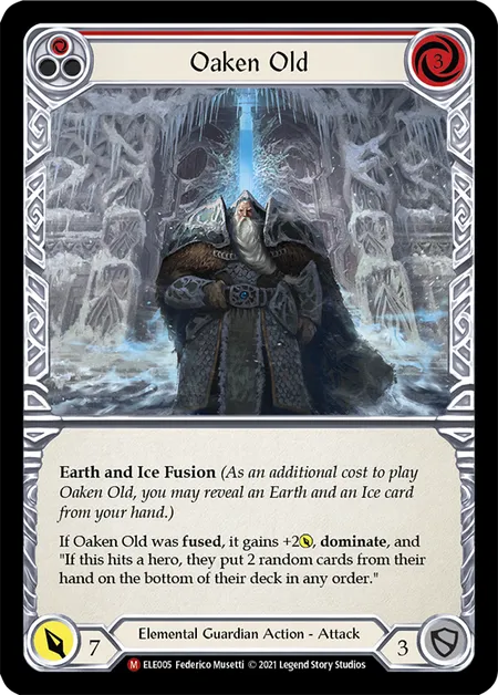 (ELE005) Flesh & Blood TCG Tales of Aria - First Single: Oaken Old (Regular)  Majestic