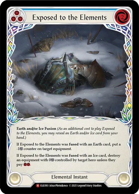 (ELE093) Flesh & Blood TCG Tales of Aria - First Single: Exposed to the Elements (Regular)  Majestic