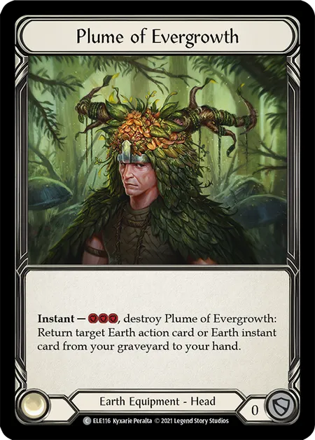 (ELE116) Flesh & Blood TCG Tales of Aria - First Single: Plume of Evergrowth (Cold Foil)  Common