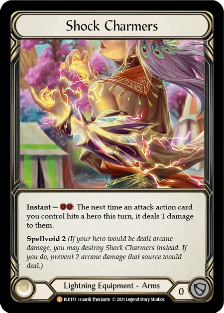 (ELE173) Flesh & Blood TCG Tales of Aria - First Single: Shock Charmers (Cold Foil)  Legendary