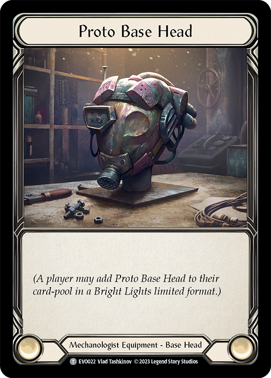 (EVO022) Flesh & Blood TCG Bright Lights Single: Proto Base Head (Regular)  Common