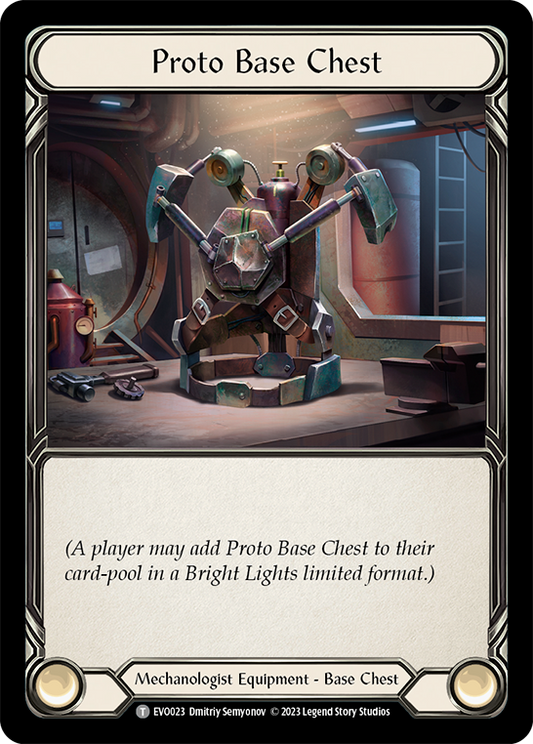 (EVO023) Flesh & Blood TCG Bright Lights Single: Proto Base Chest (Regular)  Common