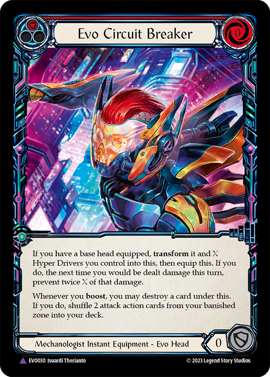 (EVO030) Flesh & Blood TCG Bright Lights Single: Evo Circuit Breaker (Marvel)  Marvel