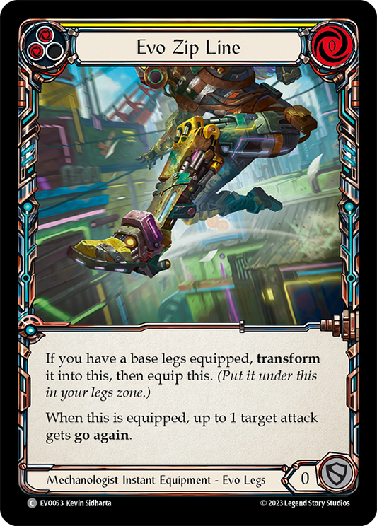 (EVO053) Flesh & Blood TCG Bright Lights Single: Evo Zip Line (Regular)  Common