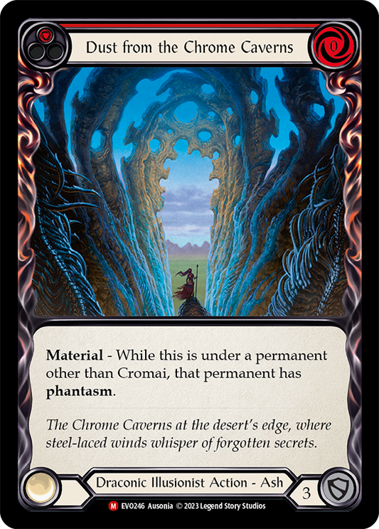 (EVO246) Flesh & Blood TCG Bright Lights Single: Dust from the Chrome Caverns (Regular)  Majestic