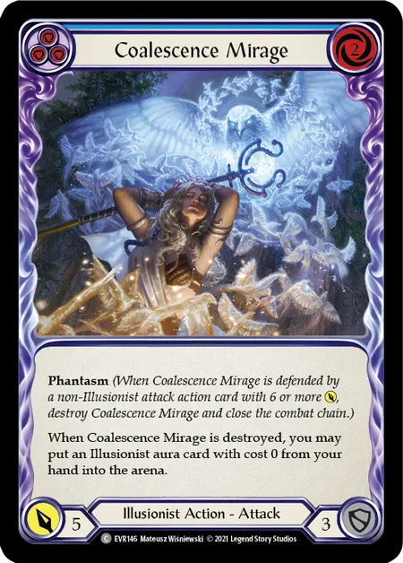 (EVR146) Flesh & Blood TCG Everfest - First Single: Coalescence Mirage (Blue) (Regular)  Common