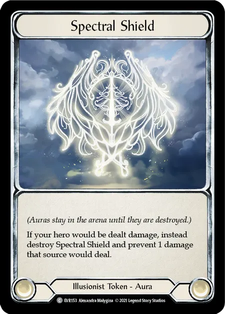 (EVR153) Flesh & Blood TCG Everfest - First Single: Spectral Shield (Rainbow Foil)  Common