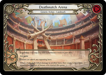 (HVY000) Flesh & Blood TCG Heavy Hitters Single: Deathmatch Arena (Rainbow Foil)  Fabled