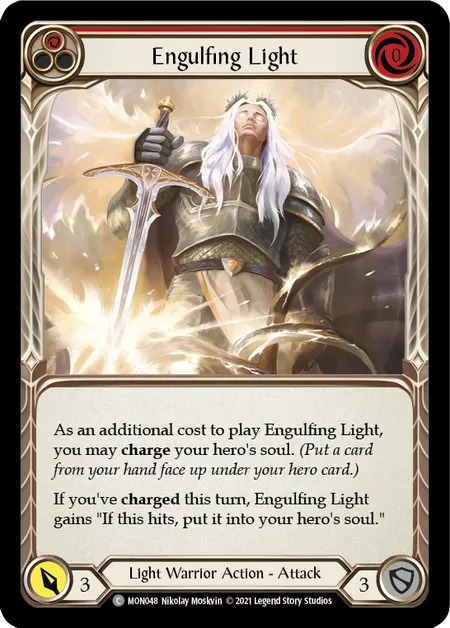 (MON048) Flesh & Blood TCG Monarch - First Single: Engulfing Light (Red) (Regular)  Common