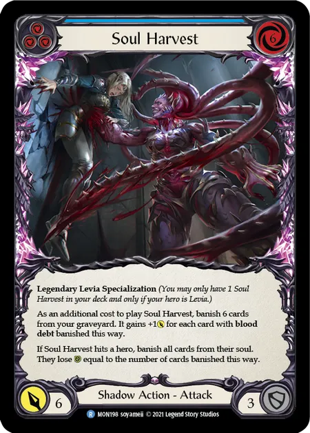 (MON198) Flesh & Blood TCG Monarch - First Single: Soul Harvest (Rainbow Foil)  Rare