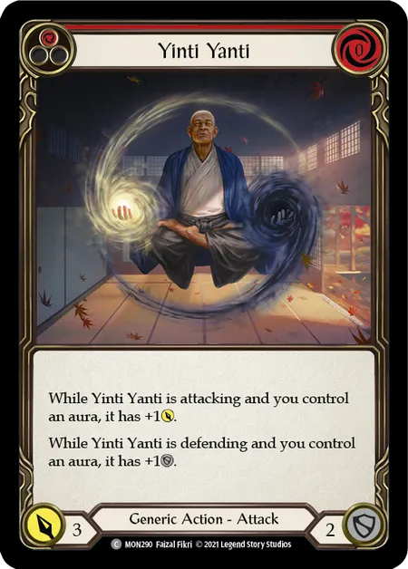 (MON290) Flesh & Blood TCG Monarch - First Single: Yinti Yanti (Red) (Rainbow Foil)  Common