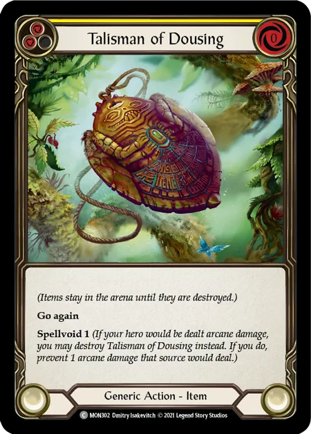 (MON302) Flesh & Blood TCG Monarch - First Single: Talisman of Dousing (Regular)  Common