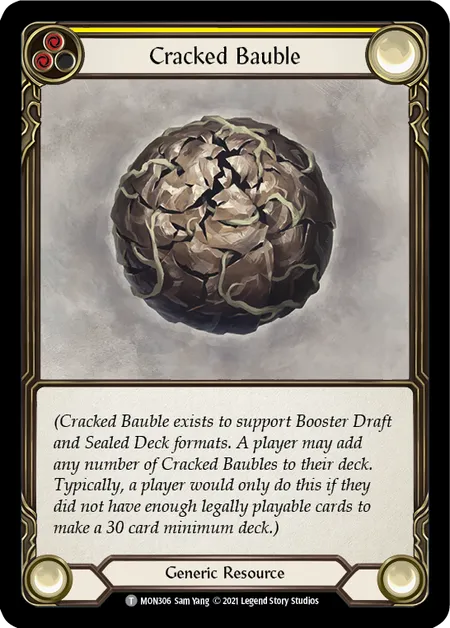 (MON306) Flesh & Blood TCG Monarch - First Single: Cracked Bauble (Regular)  Token