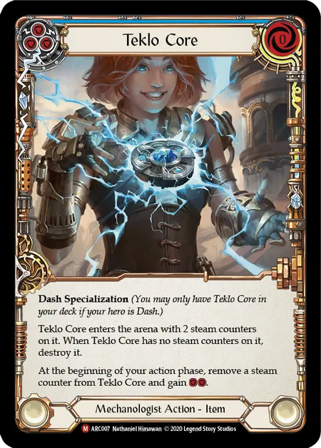 (ARC007) Flesh & Blood TCG Arcane Rising - Unlimited Single: Teklo Core (Regular)  Majestic