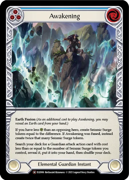 (ELE006) Flesh & Blood TCG Tales of Aria - Unlimited Single: Awakening (Regular)  Majestic