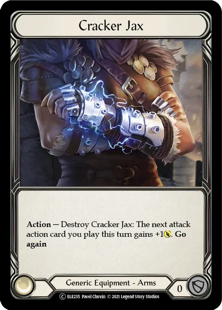 (ELE235) Flesh & Blood TCG Tales of Aria - Unlimited Single: Cracker Jax (Regular)  Common