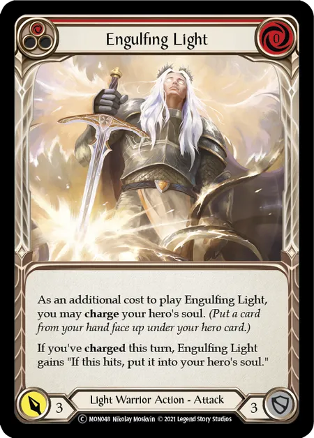 (MON048) Flesh & Blood TCG Monarch - Unlimited Single: Engulfing Light (Red) (Regular)  Common