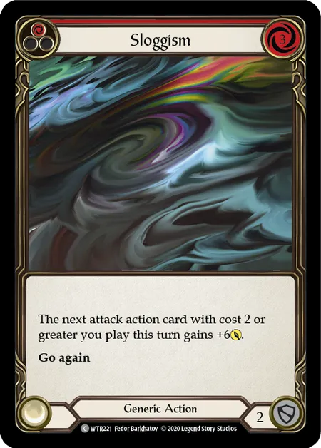 (WTR221) Flesh & Blood TCG Welcome to Rathe - Unlimited Single: Sloggism (Red) (Rainbow Foil)  Common