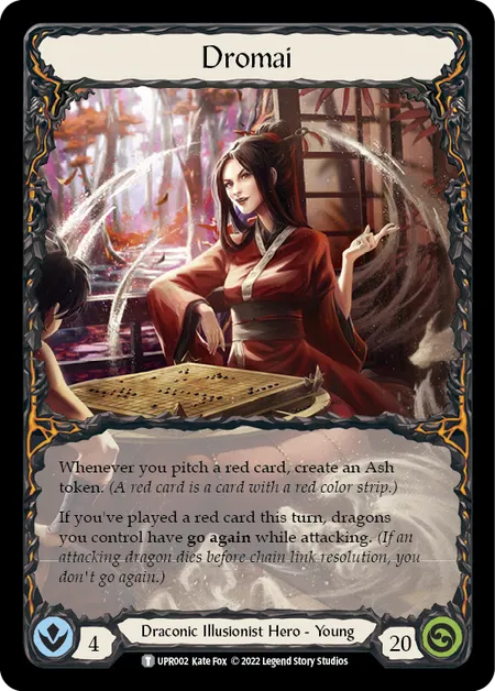 (UPR002) Flesh & Blood TCG Uprising Single: Dromai (Regular)  Token