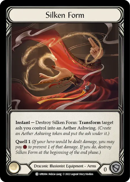 (UPR004) Flesh & Blood TCG Uprising Single: Silken Form (Regular)  Common