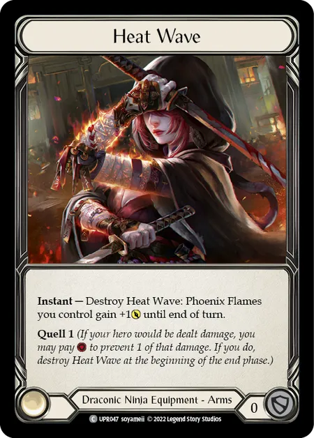 (UPR047) Flesh & Blood TCG Uprising Single: Heat Wave (Cold Foil)  Common