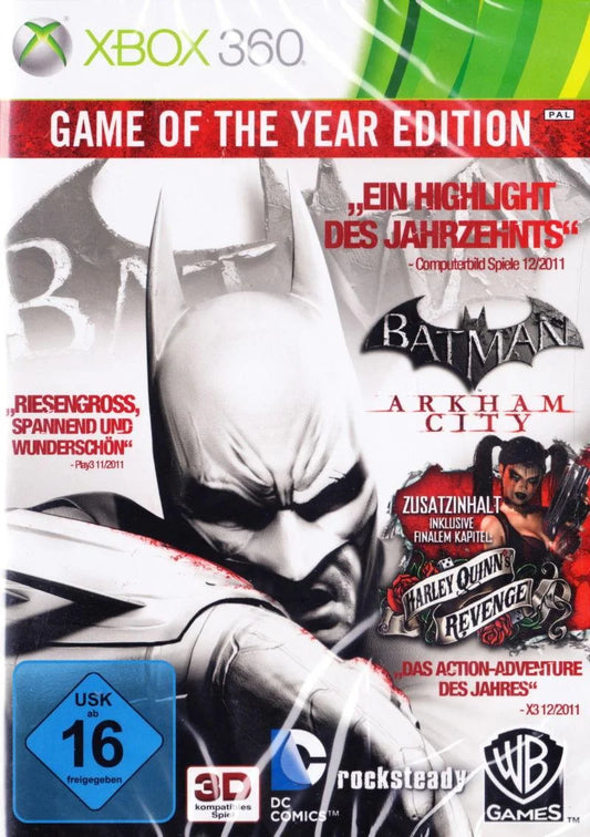 Xbox 360: Batman Arkham City [Game of the Year Edition]