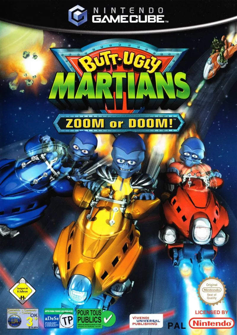 GameCube: Butt Ugly Martians Zoom or Doom