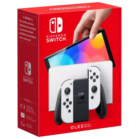 Nintendo Switch: Nintendo Switch OLED With White Joy-Con