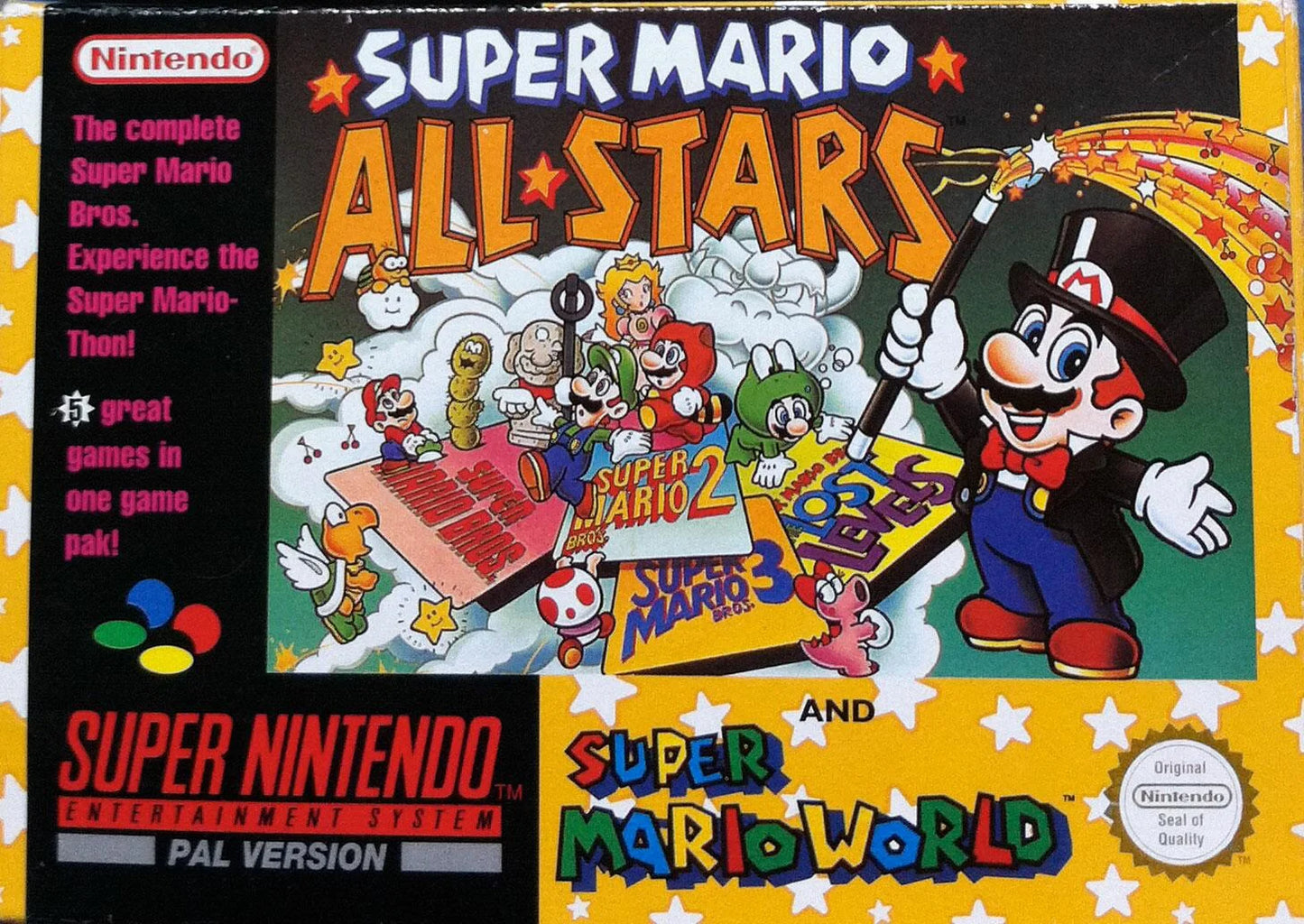 Super Nintendo: Super Mario All-stars and Super Mario World