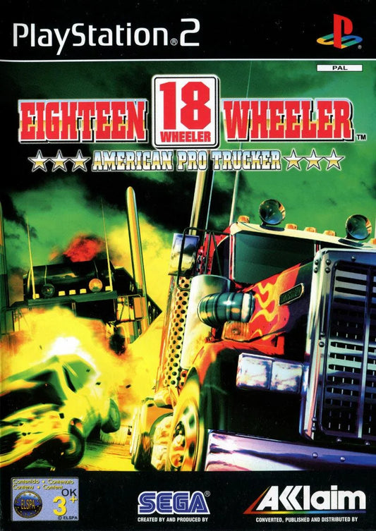 Playstation 2: 18 Wheeler American Pro Trucker