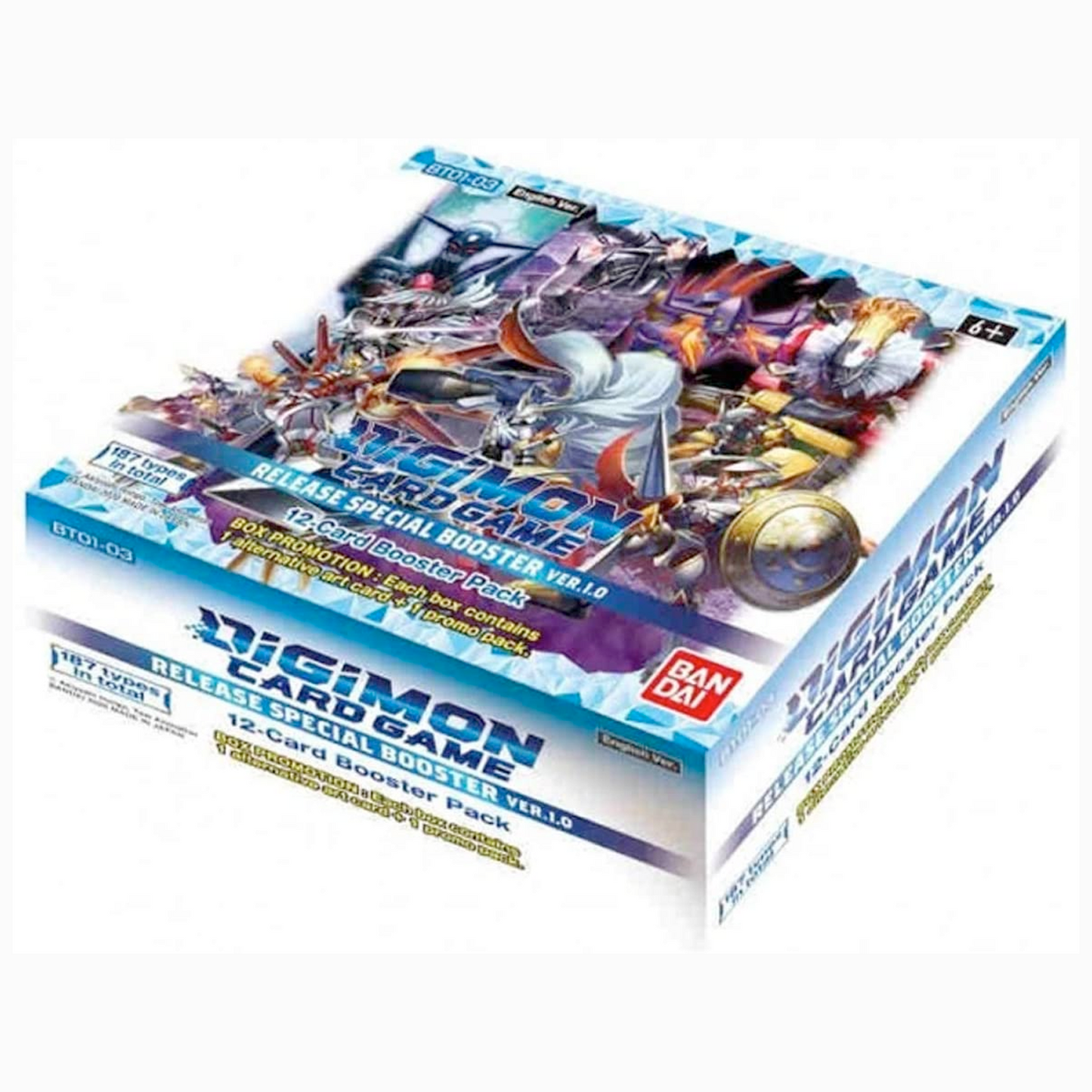 DIGIMON CARD GAME: RELEASE SPECIAL VER.1.0 (BT01-03) BOOSTER BOX