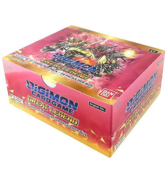 Digimon TCG Great Legend Booster Box BT04