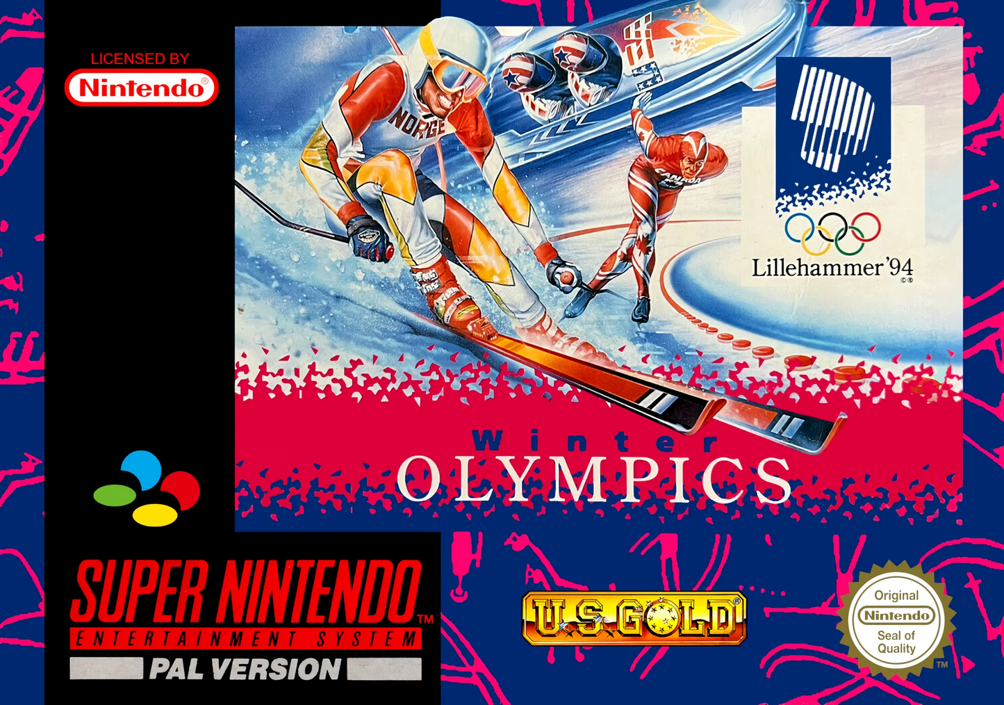 Super Nintendo: Winter Olympics: Lillehammer '94