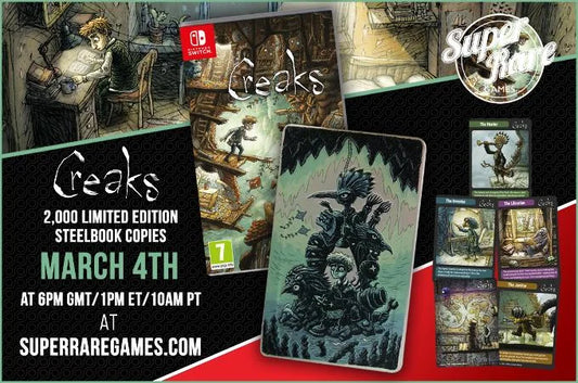 Nintendo Switch: Creaks [Steelbook Bundle]