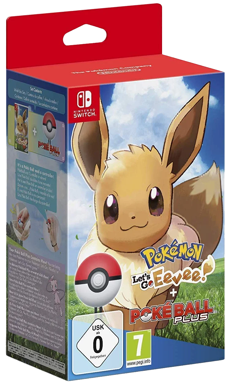 Nintendo Switch: Pokemon Let's Go Eevee [Poke Ball Plus Bundle]