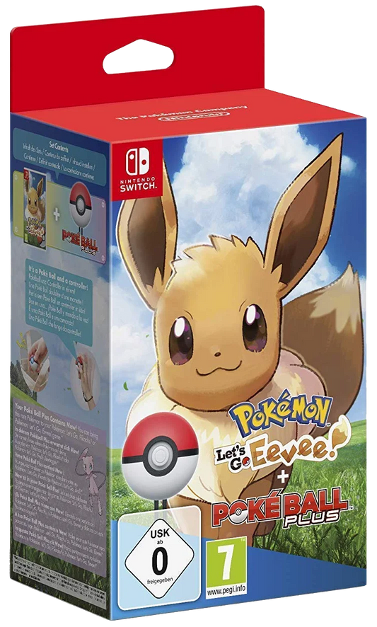 Nintendo Switch: Pokemon Let's Go Eevee [Poke Ball Plus Bundle]