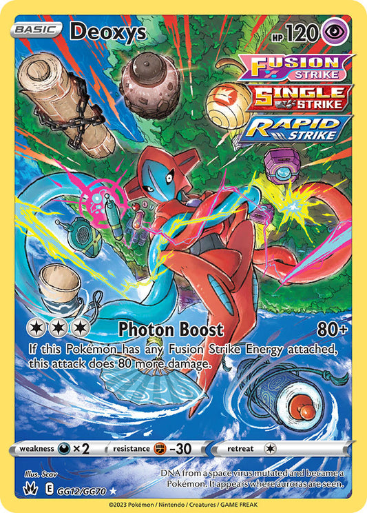 (GG12/GG70) Pokemon TCG Crown Zenith Single: Deoxys  Holo Rare