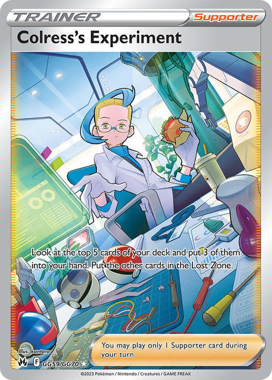 (GG59/GG70) Pokemon TCG Crown Zenith Single: Colress's Experiment  Ultra Rare