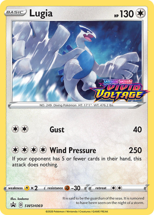 (069) Pokemon TCG SWSH Black Star Promos Single: Lugia  Promo