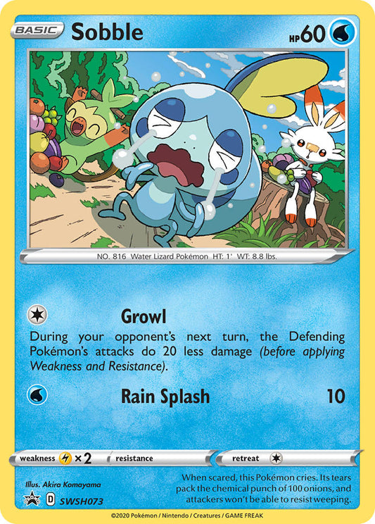 (073) Pokemon TCG SWSH Black Star Promos Single: Sobble  Promo