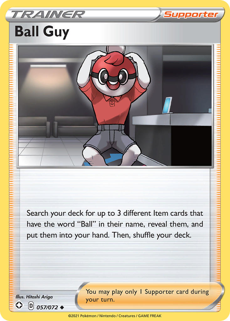 (057/072) Pokemon TCG Shining Fates Single: Ball Guy  Uncommon