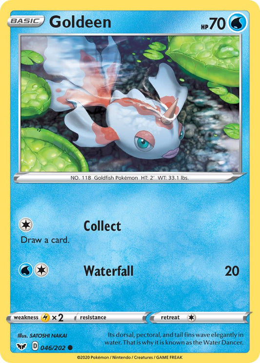 (046/202) Pokemon TCG Sword & Shield Single: Goldeen  Common