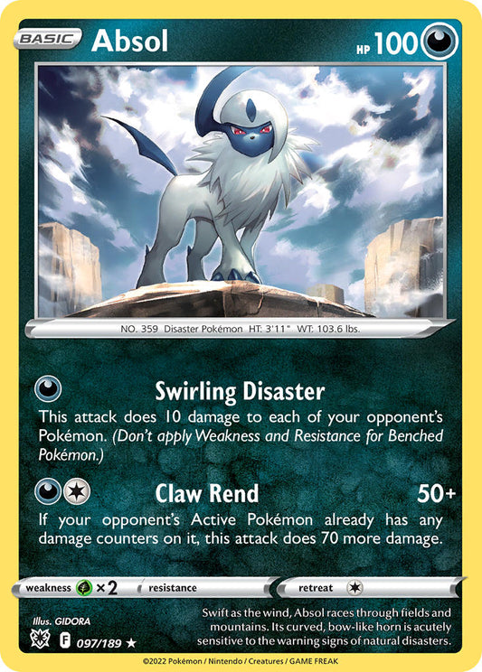 (097/189) Pokemon TCG Astral Radiance Single: Absol  Promo